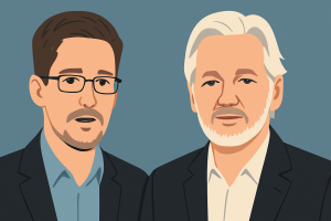 Zwei Männer im klassischen Porträt