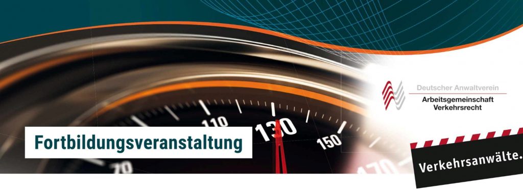 Key Visual Fortbildung AG Verkehrsrecht mit Swoosh