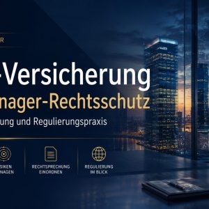 D&O-Versicherung und Manager-Rechtsschutz in Rechtsprechung und Regulierungspraxis